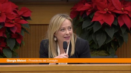 Meloni "Il Governo vuole favorire il dibattito parlamentare"