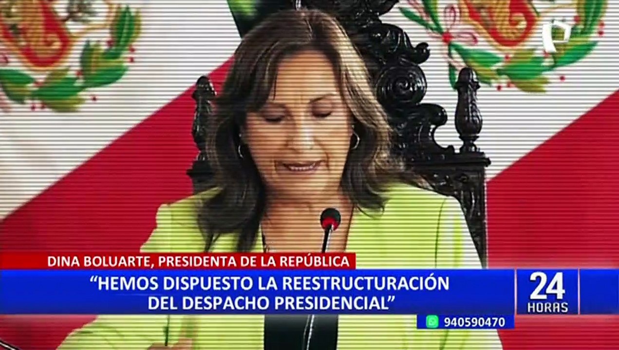 Dina Bolaurte: "Tenemos un solo gabinete de ministros y ministras comprometidos con el país"