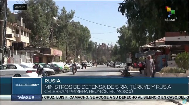 Reporte 360º 29-12: Ministros de Defensa de Siria, Türkiye y Rusia se reúnen en Moscú
