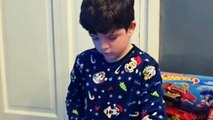 7 y/o boy is BEYOND GRATEFUL after mom surprises him with an Xbox Series S for Christmas