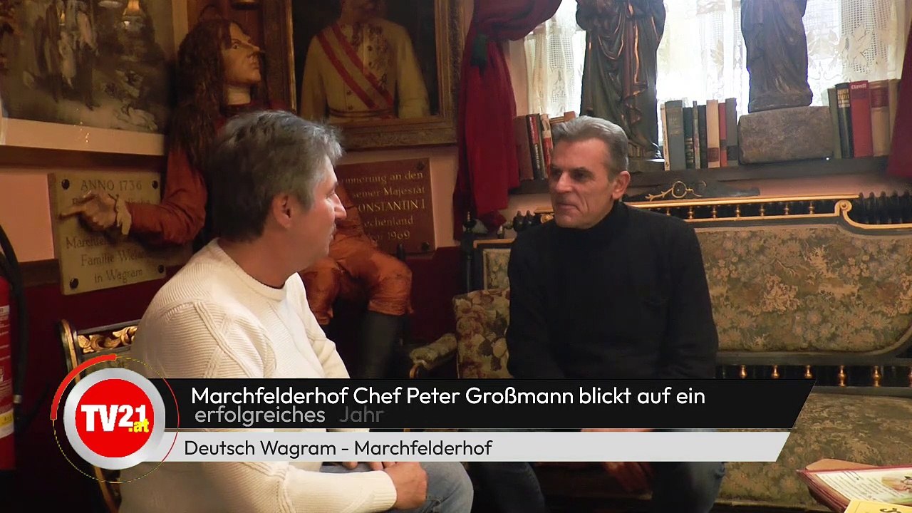 Marchfedlerhof Chef Peter Großmann blickt auf erfolgreiches Jahr zurück