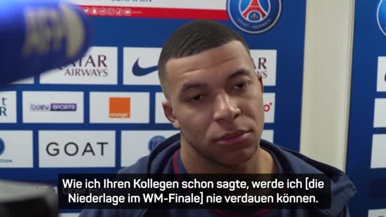 Mbappe: Werde WM-Niederlage nie verdauen können