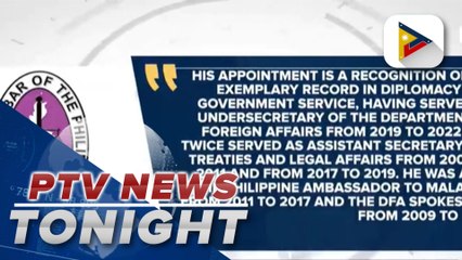 Former DFA spox elected president of PCA for 2023-2024