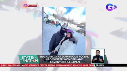 Bea Alonzo at Dominique Roque, nag-winter wonderland adventure sa Japan | SONA