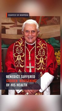 Former pope Benedict ‘very sick,’ Pope Francis calls for prayers