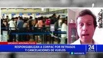 Gremios de aeronáutica comercial advierten que podrían cancelarse o retrasar vuelos por inacción de Corpac