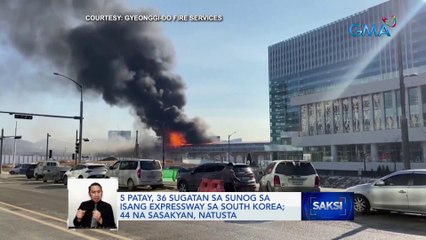 5 patay, 36 sugatan sa sunog sa isang expressway sa South Korea; 44 na sasakyan, natusta | Saksi
