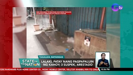 Lalaki, patay nang pagpapaluin ng kahoy; 3 suspek, arestado | SONA