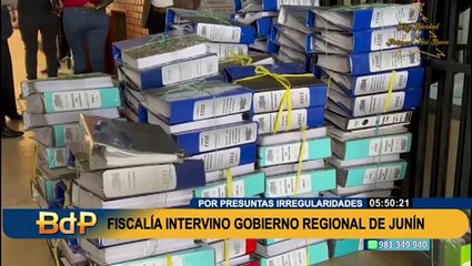 Download Video: Junín: Fiscalía intervino sede del Gobierno Regional ante denuncia de presuntas irregularidades