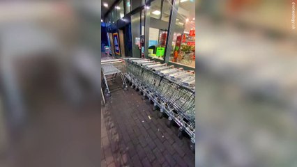 'Absolute chaos' as shoppers battle to get Prime energy drinks in Aldi