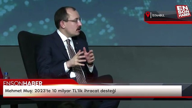 Mehmet Muş: 2023'te 10 milyar TL'lik ihracat desteği