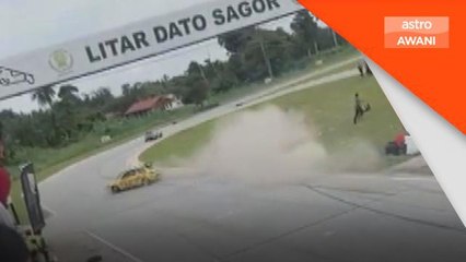 Kemalangan | Lelaki maut dirempuh kereta lumba