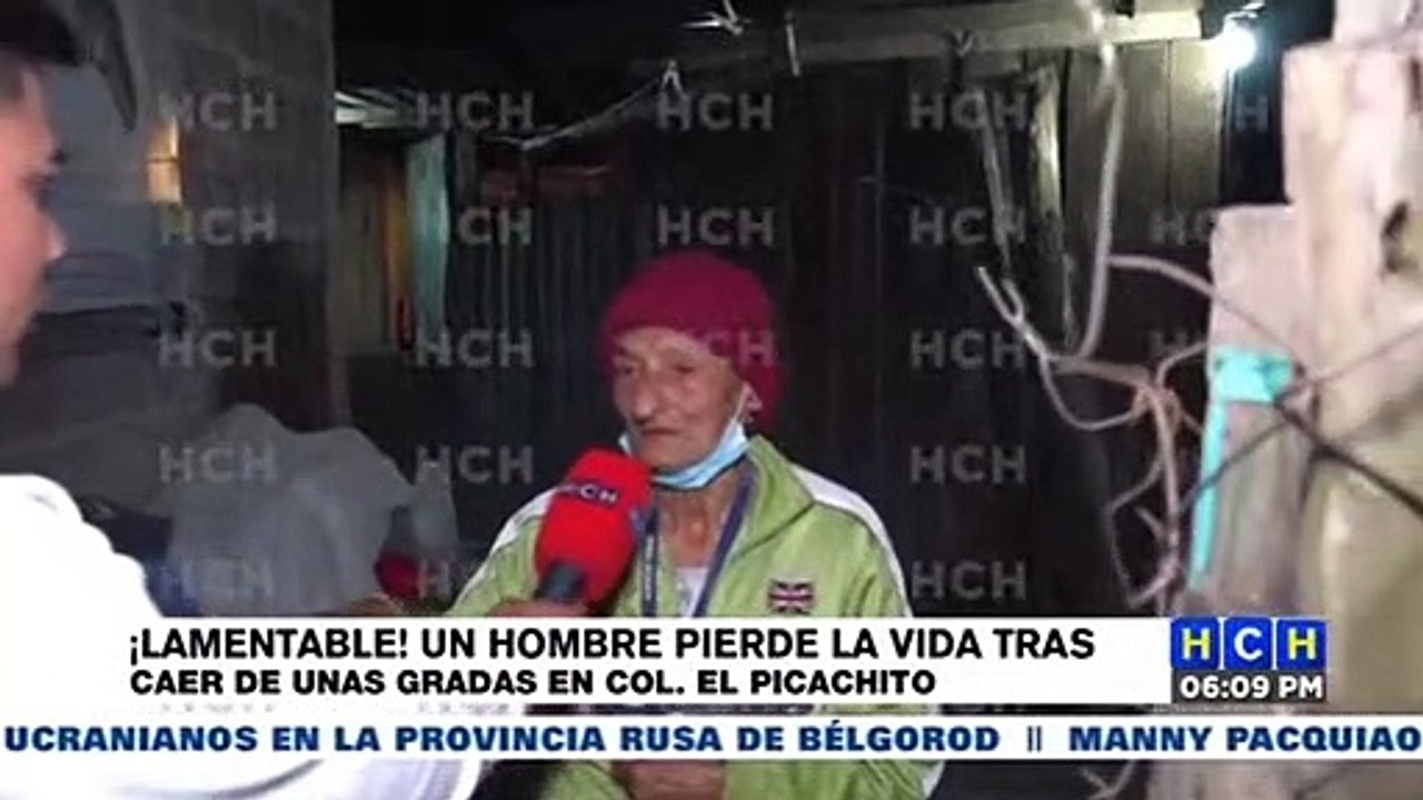 ¡Por andar a pichinga! Hombre pierde la vida tras caer de unas gradas en colonia Picachito