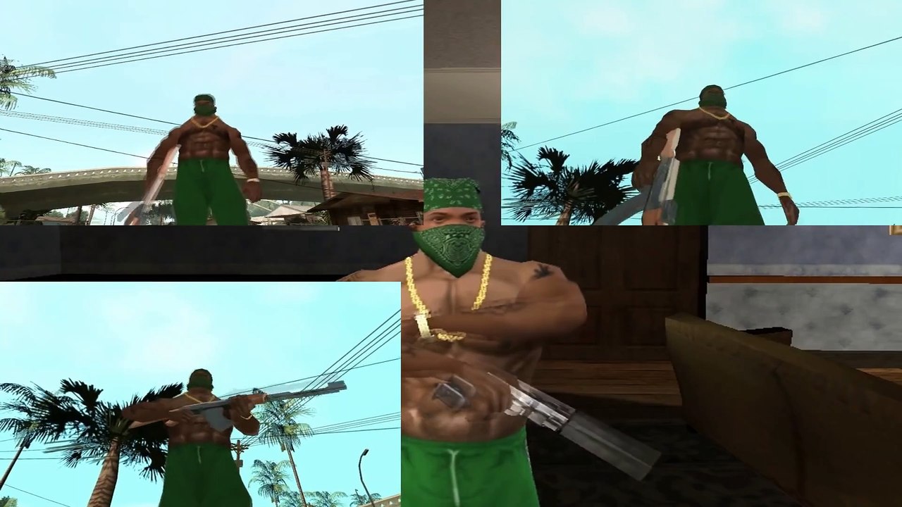Grand Theft Auto San Andreas - Grove Street vs Ballas Gang