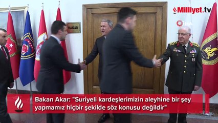 Bakan Akar'dan 'Şam ile görüşme' açıklaması