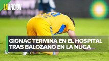 Gignac abandonó partido ante Santos por balonazo que le provocó mareos