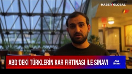 ABD'deki Türklerin kar fırtınasıyla sınavı