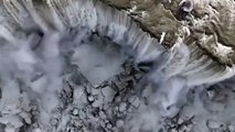 Cataratas del Niágara semi congeladas por la ola de frío en EE.UU. y Canadá