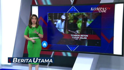 Pria Tutup Jalan dengan Tembok Beton, Luluh Usai Mediasi