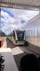 Estação do VLT inaugurada na Av Expedicionários