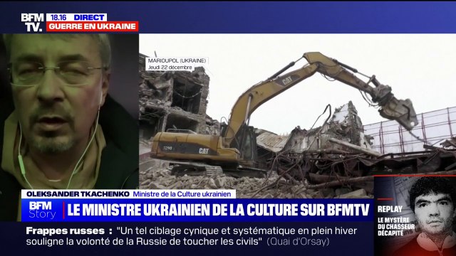 Ils essayent d'annihiler notre culture : le ministre de la Culture ukrainien, Oleksander Tkachenko est l'invité de BFMTV