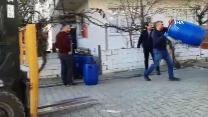 Yılbaşı öncesi Tekirdağ'da 1 ton sahte içki ele geçirildi