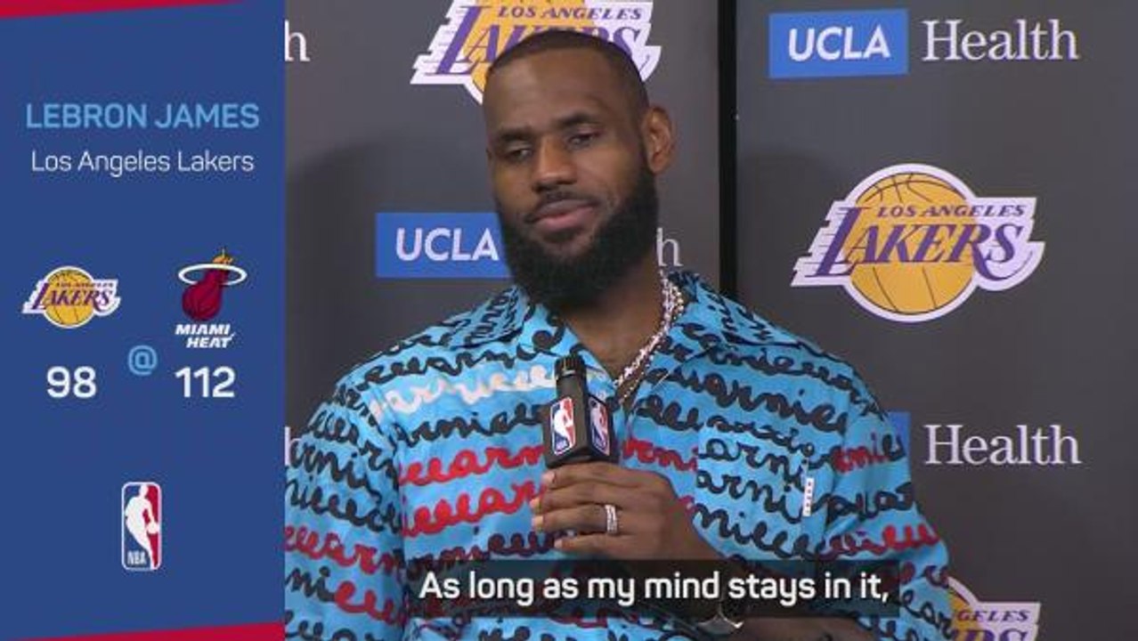 'I'm a winner, I want to win' - LeBron on getting older