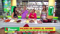 La chef Juanita Rivera revela la receta para cocinar una deliciosa ‘Picana de cerdo’