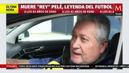 "Deja un legado como futbolista y como la gran persona que fue", dice Vucetich tras muerte de Pelé