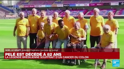 Pelé était "un homme irremplaçable" : Noël Le Graët, président de la Fédération française de football, sur FRANCE 24