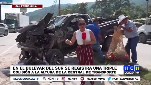 ¡Leñazo y medio! Enormes daños materiales, deja colisión múltiple en SPS