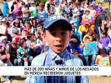 Mérida | Más de 200 niños y niñas de la Pquia. Los Nevados reciben juguetes en esta época navideña