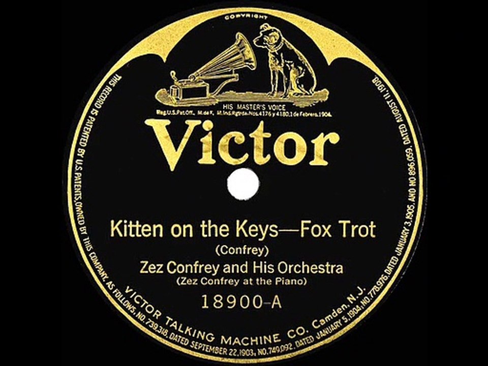 1922 Zez Confrey Kitten On The Keys Victorwith orchestra