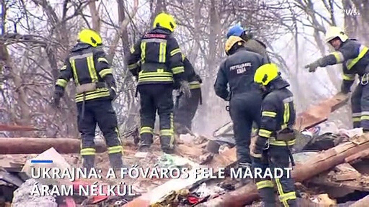 Kijev fele áram nélkül maradt az újabb orosz támadáshullám után