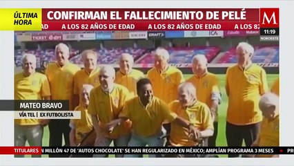 "Para mí sigue siendo el mejor del mundo", dice Mateo Bravo, ex futbolista que compartió con Pelé