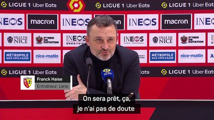 16e j. - Haise : “On devra être à un niveau plus élevé pour poser des problèmes à Paris”