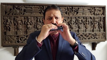 Bade Armanon Se Rakha Hai-Film Malhar 1951-Vintage Song on Harmonica Live Performance by Mukund Kamdar