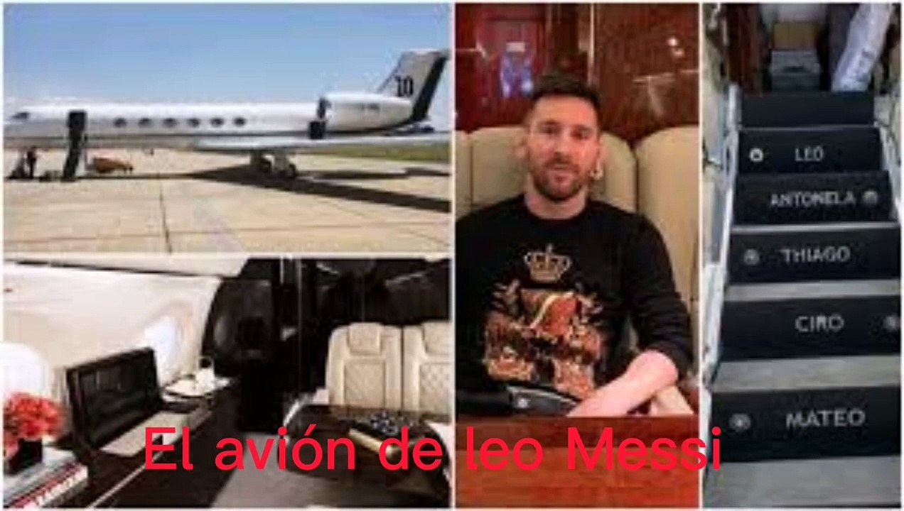 El avión de Leo Messi
