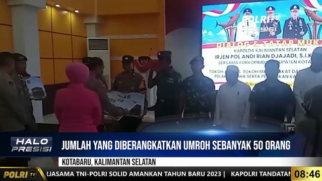 Bhabinkamtibmas Polsek Kelumpang Selatan Mendapatkan Hadiah Umroh Dari Kapolda Kalimantan Selatan