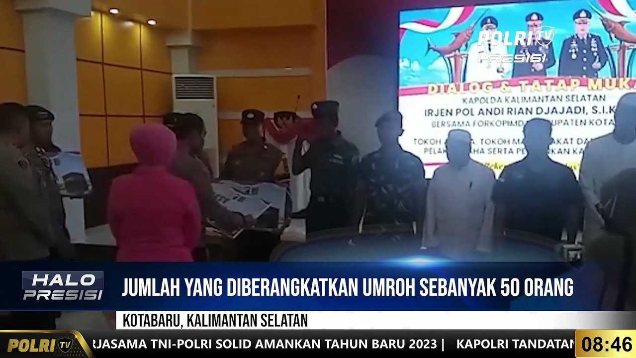 Bhabinkamtibmas Polsek Kelumpang Selatan Mendapatkan Hadiah Umroh Dari Kapolda Kalimantan Selatan