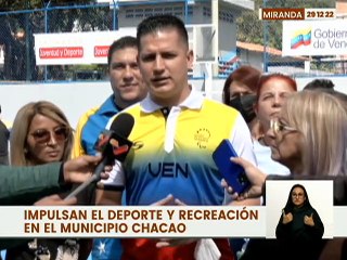 Miranda | Reinauguran la cancha deportiva San José de La Floresta en el municipio Chacao