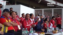 Presiden Jokowi Nonton Laga Timnas Indonesia vs Thailand di Piala AFF