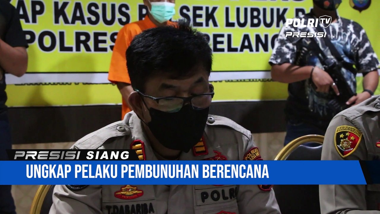 Kapolsek Lubuk Baja Gelar Konferensi Pers Ungkap Pelaku Pembunuhan Berencana