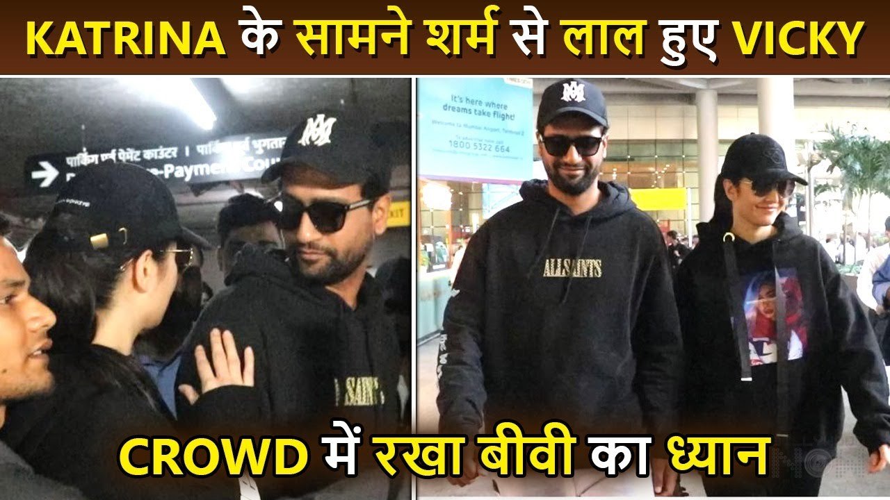 Vicky Kaushal BLUSHES In Front Of Katrina Kaif...