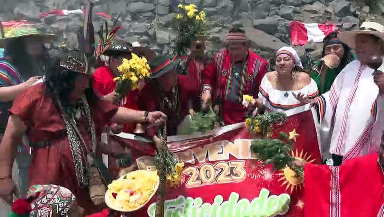 Peruanische Schamanen blicken auf das Jahr 2023