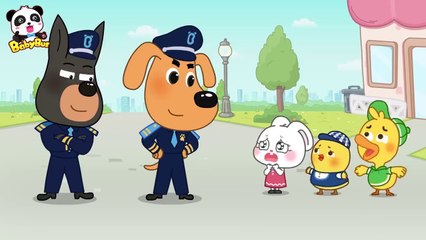 Monsters Under the Manhole Cover _ Kids Cartoon _ Sheriff Labrador _ BabyBus