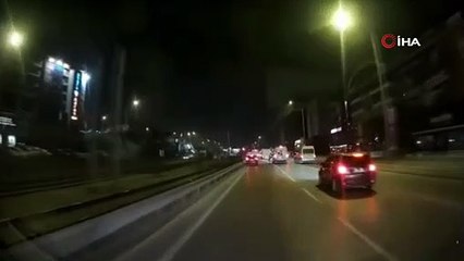 Bursa’da feci kaza! O anlar kamerada