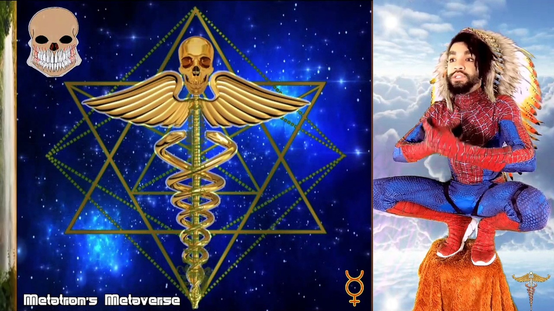 Metatron's Metaverse: Your Spine Is Your Caduceus