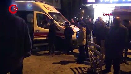 'Asansör boşluğuna' düştü, sedyeye halatla bağlanarak çıkarıldı