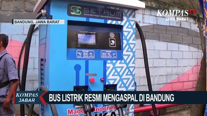 Bus Listrik Leuwi Panjang- Dago Resmi Beroperasi